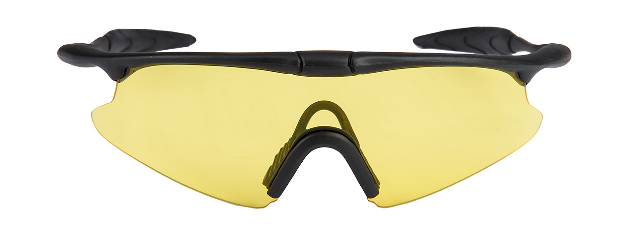 AC-570Y WOSPORT TPU COLORFUL SPORTING GOGGLES (YELLOW)
