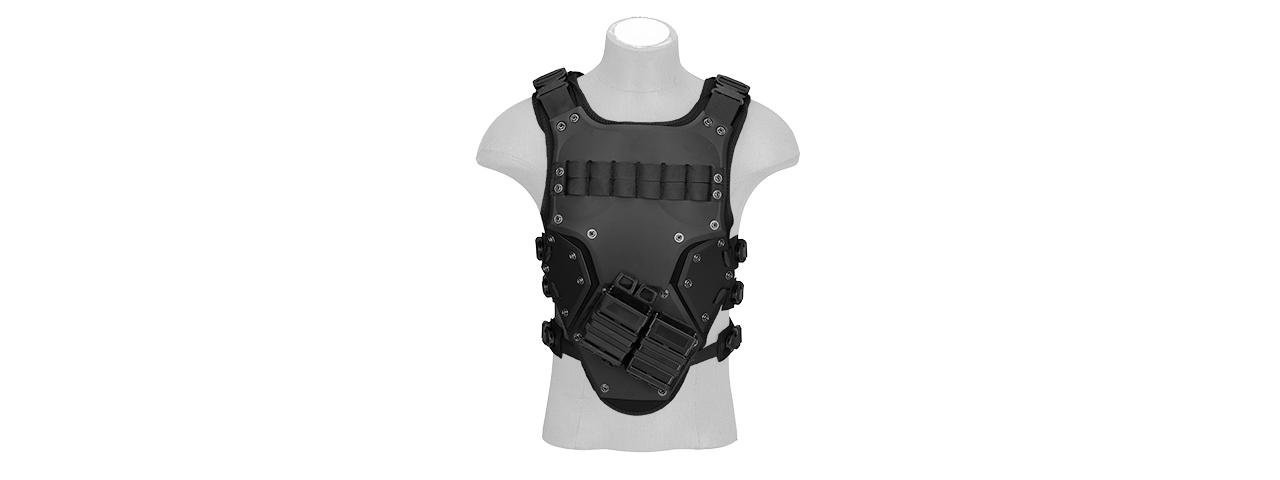 AC-590B TF3 HIGH SPEED AIRSOFT MAG STRAP BODY ARMOR (BLACK)