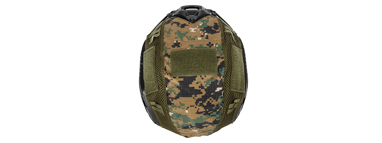 G-FORCE 1000D NYLON POLYESTER BUMP HELMET COVER - WOODLAND DIGITAL - Click Image to Close