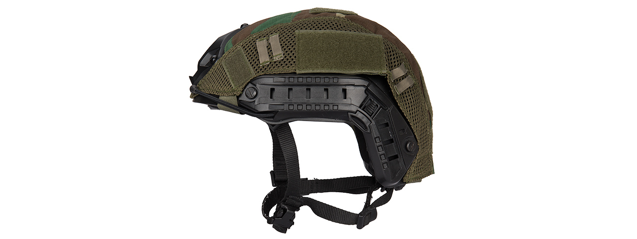 G-FORCE 1000D NYLON POLYESTER BUMP HELMET COVER - WOODLAND - Click Image to Close