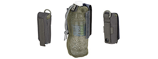 G-FORCE TACTICAL 1000D NYLON FOLDING WATER BOTTLE BAG II - GRAY