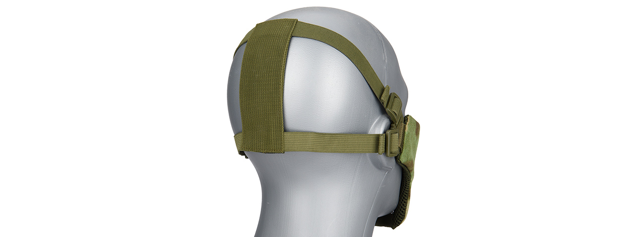 G-FORCE STEEL MESH NYLON LOWER FACE MASK (AT-FG) - Click Image to Close