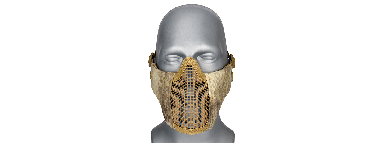G-FORCE STEEL MESH NYLON LOWER FACE MASK (AT) - Click Image to Close