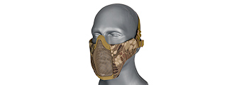 G-FORCE STEEL MESH NYLON LOWER FACE MASK (HLD)