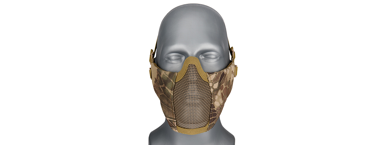 G-FORCE STEEL MESH NYLON LOWER FACE MASK (HLD)