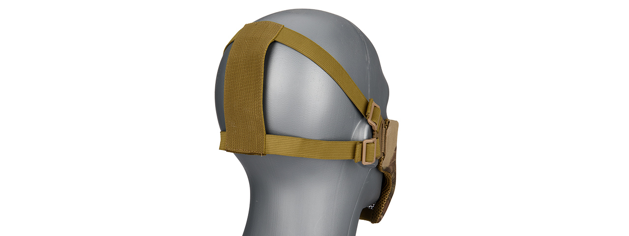 G-FORCE STEEL MESH NYLON LOWER FACE MASK (HLD)