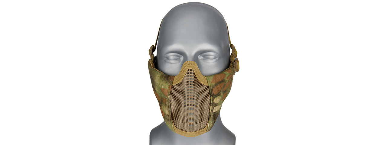 G-FORCE STEEL MESH NYLON LOWER FACE MASK (MAD) - Click Image to Close