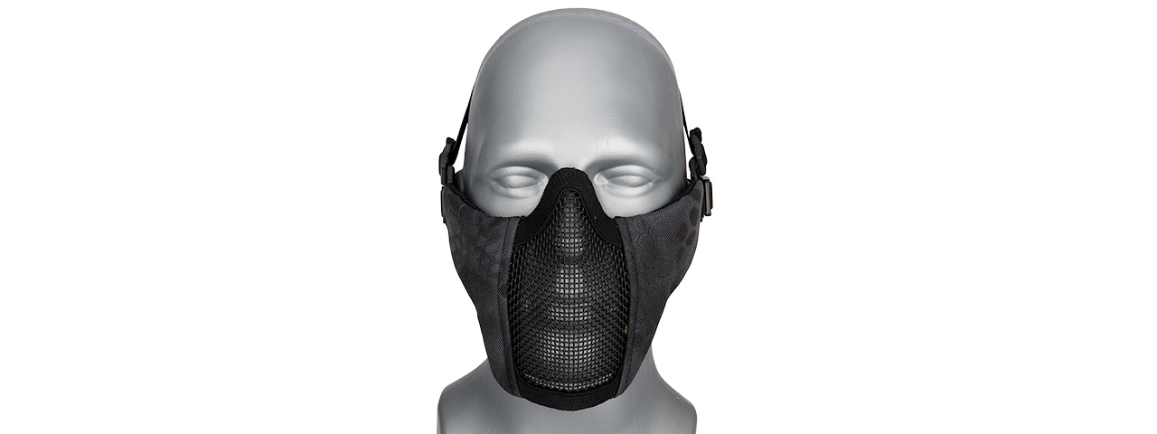 AC-642TP WOSPORT STEEL MESH NYLON LOWER FACE MASK (TYP)