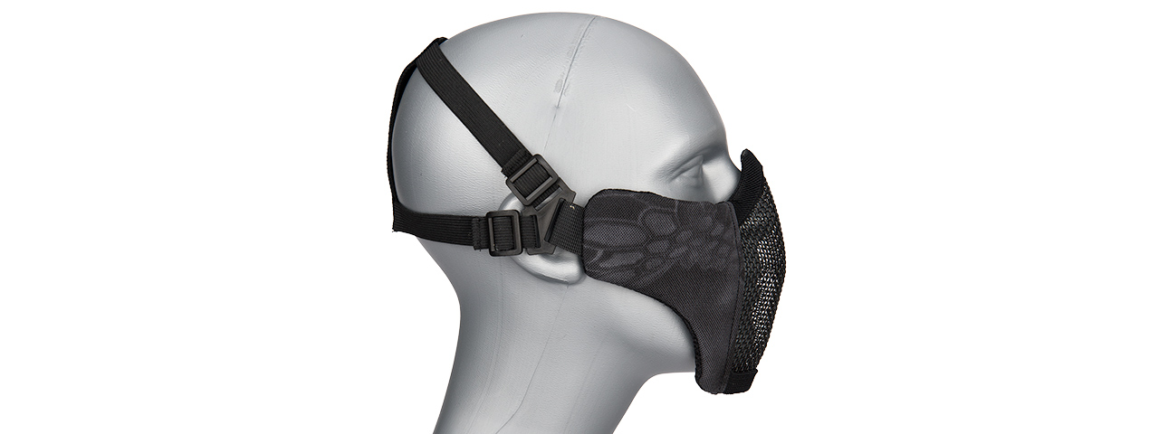 AC-642TP WOSPORT STEEL MESH NYLON LOWER FACE MASK (TYP)