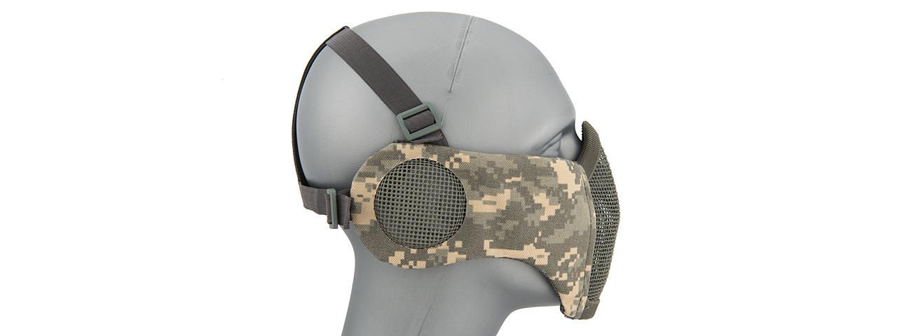 AC-643ACU TACTICAL ELITE FACE AND EAR PROTECTIVE MASK (ACU) - Click Image to Close