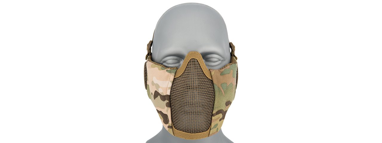 G-Force Tactical Elite Face and Ear Protective Mask (Color: Camo) - Click Image to Close