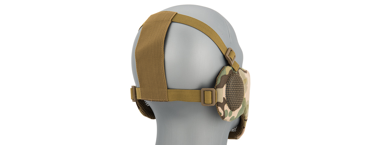G-Force Tactical Elite Face and Ear Protective Mask (Color: Camo)