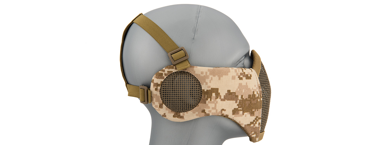 G-Force Tactical Elite Face and Ear Protective Mask (Color: Desert Digital)