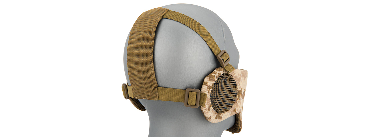 G-Force Tactical Elite Face and Ear Protective Mask (Color: Desert Digital)