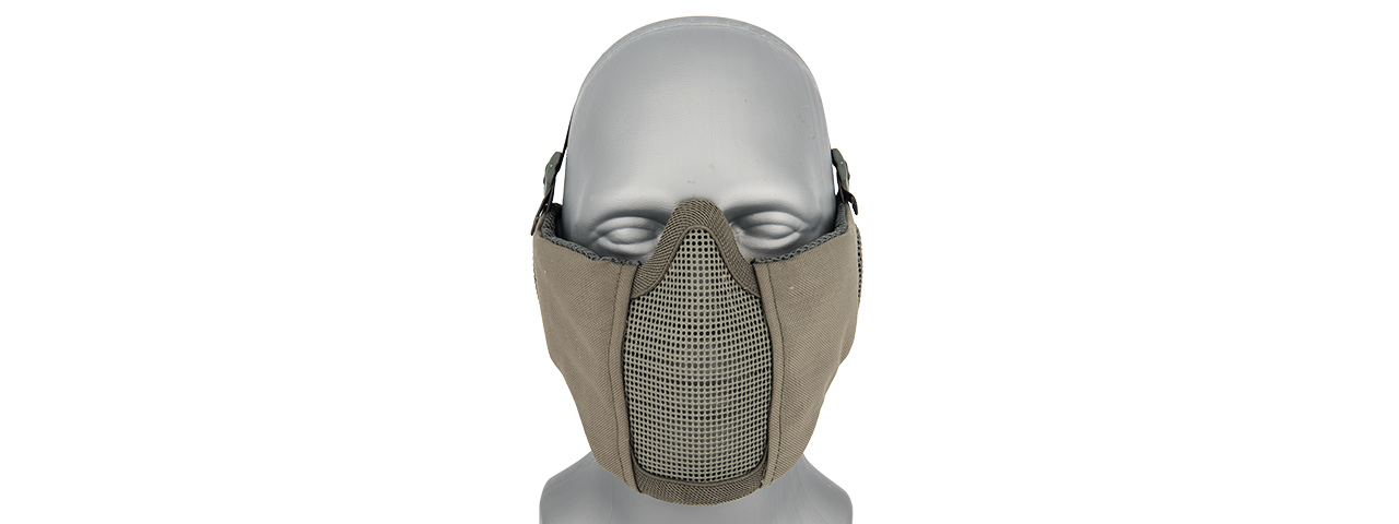 G-Force Tactical Elite Face and Ear Protective Mask (Color: Gray)