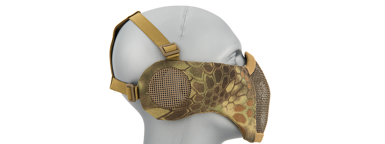 AC-643M TACTICAL ELITE FACE AND EAR PROTECTIVE MASK (MAD) - Click Image to Close