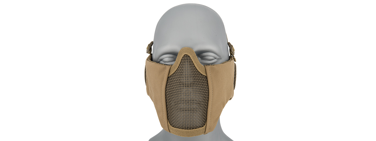 G-Force Tactical Elite Face and Ear Protective Mask (Color: Tan) - Click Image to Close