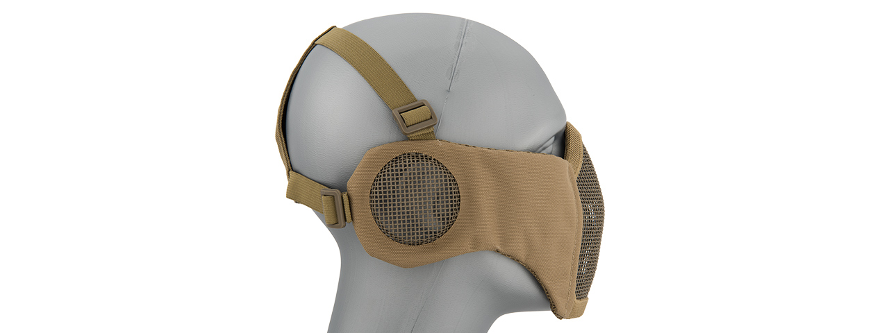 G-Force Tactical Elite Face and Ear Protective Mask (Color: Tan) - Click Image to Close