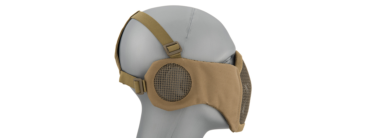 G-Force Tactical Elite Face and Ear Protective Mask (Color: Tan)