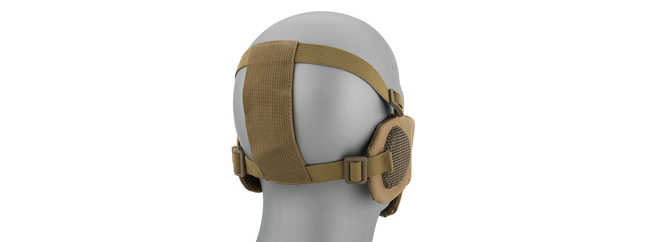 G-Force Tactical Elite Face and Ear Protective Mask (Color: Tan) - Click Image to Close