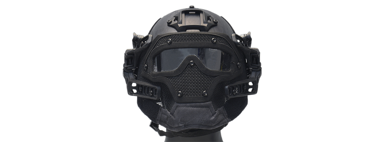 AC-820TP WOSPORT TACTICAL G4 SYSTEM BUMP HELMET MASK W/ GOGGLES (TYP) - Click Image to Close