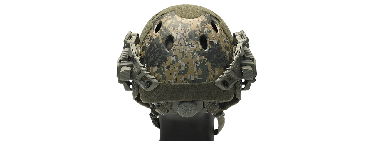 G-FORCE TACTICAL G4 SYSTEM BUMP HELMET MASK W/ GOGGLES (WOODLAND DIGITAL) - Click Image to Close