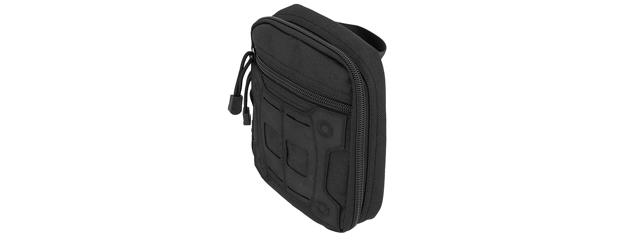 AC-876B LASER HYPALON CUT MOLLE MEDICAL SUNDRIES BAG (BLACK) - Click Image to Close