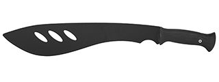 AC-878B MOLLE COMPATIBLE POLYMER TRAINING MACHETE W/ SHEATHE (BLACK)