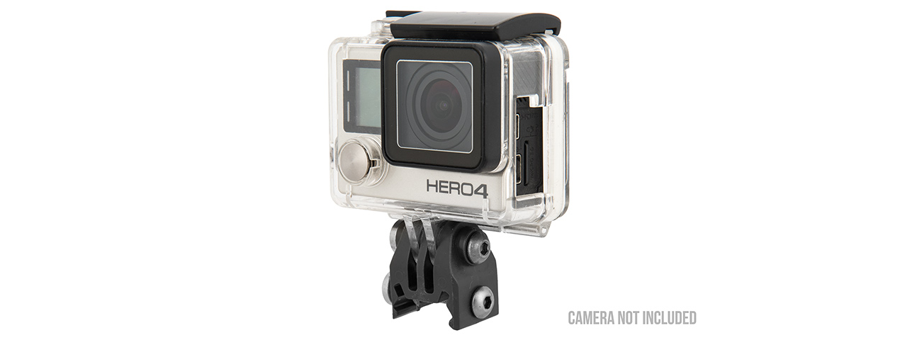 AC-879B GOPRO ATTACHMENT FOR 20MM PICATINNY RAILS (BLACK) - Click Image to Close