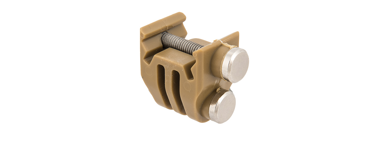 AC-879T GOPRO ATTACHMENT FOR 20MM PICATINNY RAILS (TAN) - Click Image to Close