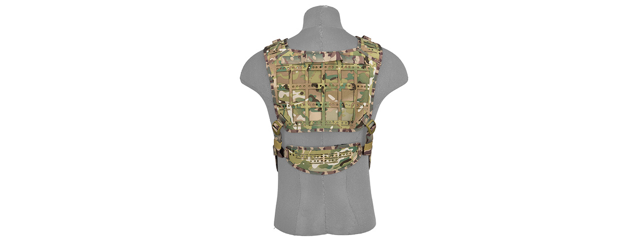 AC-882C LASER CUT AIRSOFT CHEST RIG W/ SLING (CAMO) - Click Image to Close
