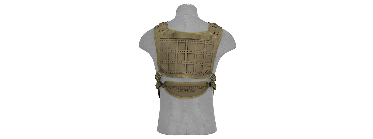 AC-882G LASER CUT AIRSOFT CHEST RIG W/ SLING (OD GREEN)