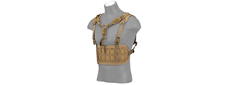 AC-882T LASER CUT AIRSOFT CHEST RIG W/ SLING (TAN)