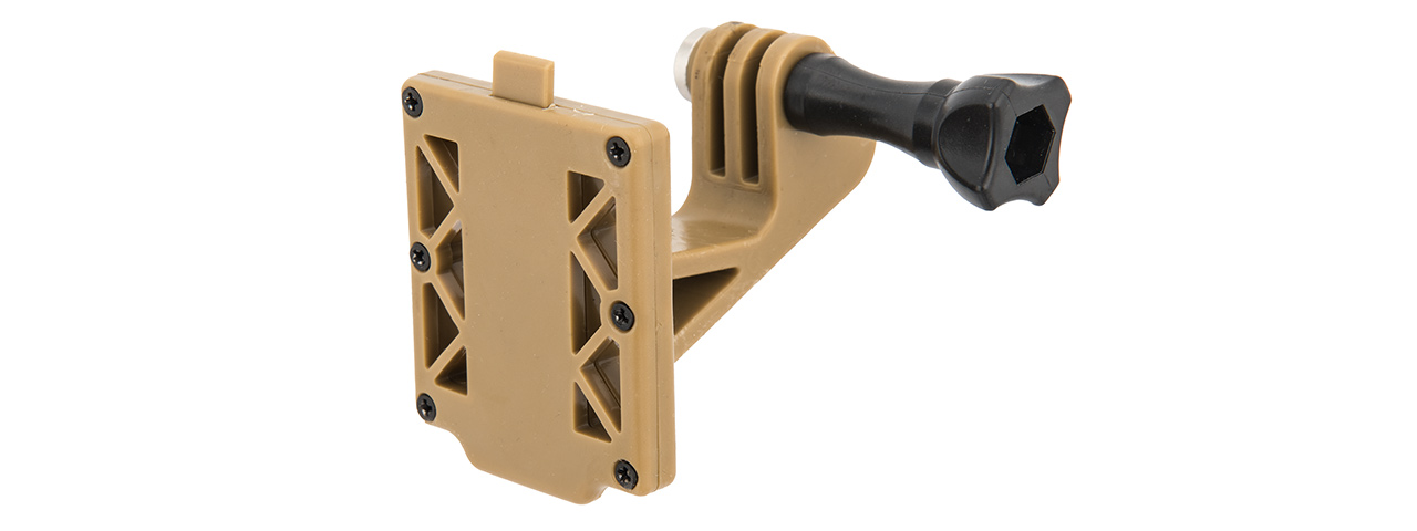 AC-887T ATTACHMENT FOR TACTICAL HELMET SHROUDS (TAN) - Click Image to Close