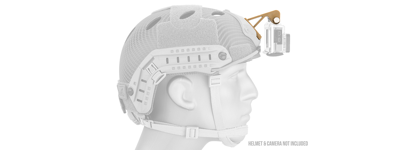 AC-887T ATTACHMENT FOR TACTICAL HELMET SHROUDS (TAN)