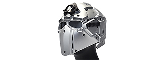 AC-892SB WOSPORT TACTICAL HELMET W/ NVG & TRANSFER BASE (SILVER)