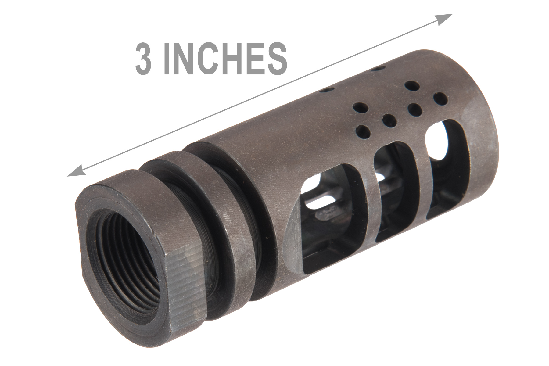 ACW-166 -14MM FLASH HIDER COMPENSATOR/MUZZLE BREAK