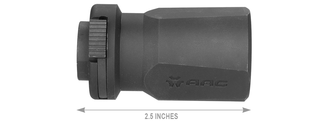 ACW-196-2 QD AIRSOFT BLAST DIVERTER W/ FLASH HIDER