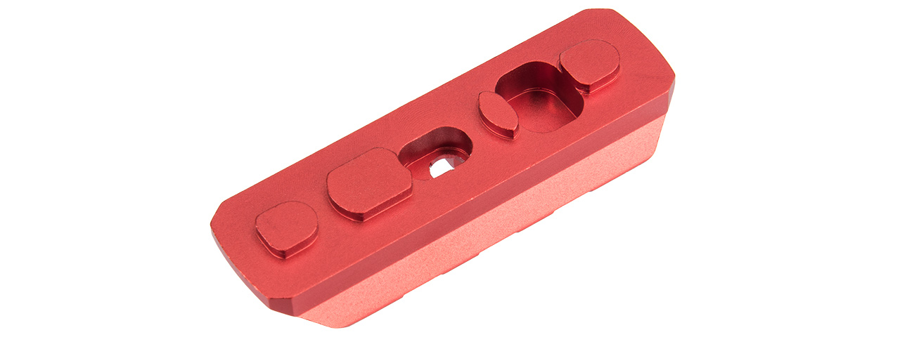 ACW-2032R 3-SLOT KEYMOD RAIL (RED) - Click Image to Close