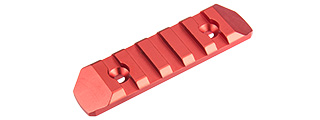 ACW-2033R 5-SLOT KEYMOD RAIL (RED)