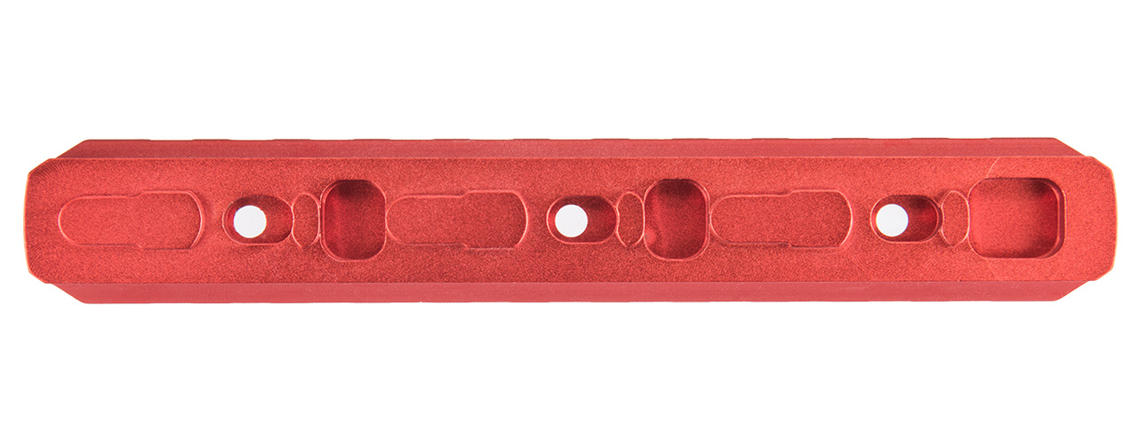 ACW-2051R 11-SLOT KEYMOD RAIL (RED) - Click Image to Close