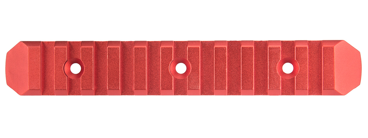 ACW-2051R 11-SLOT KEYMOD RAIL (RED)