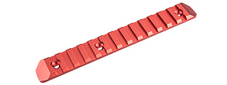 ACW-2055R 13-SLOT KEYMOD RAIL (RED)
