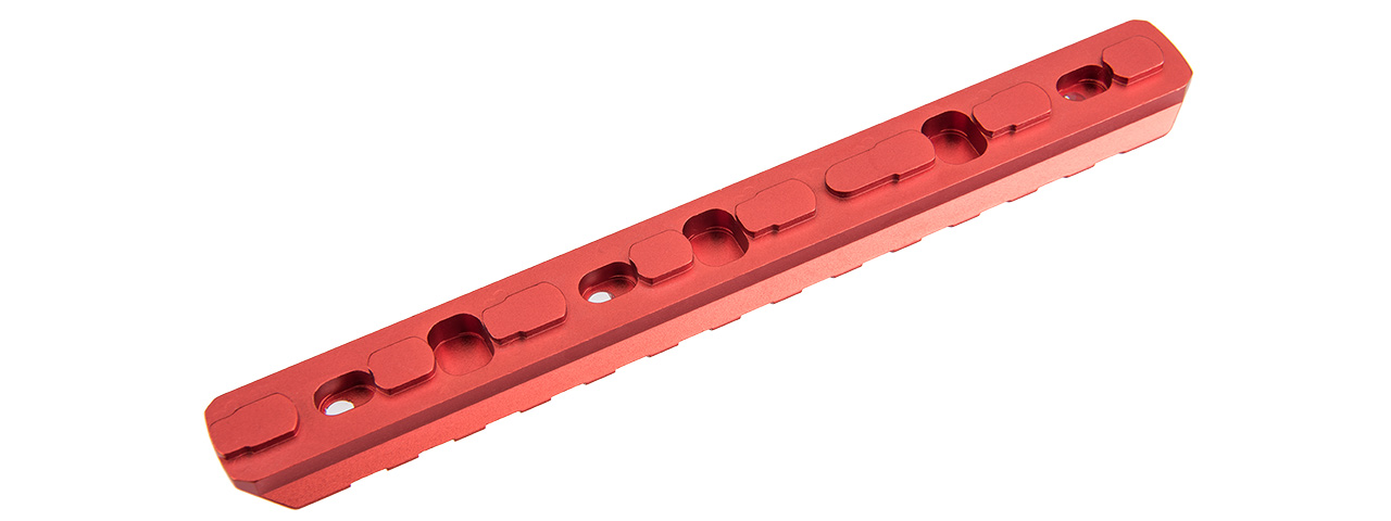 ACW-2055R 13-SLOT KEYMOD RAIL (RED) - Click Image to Close