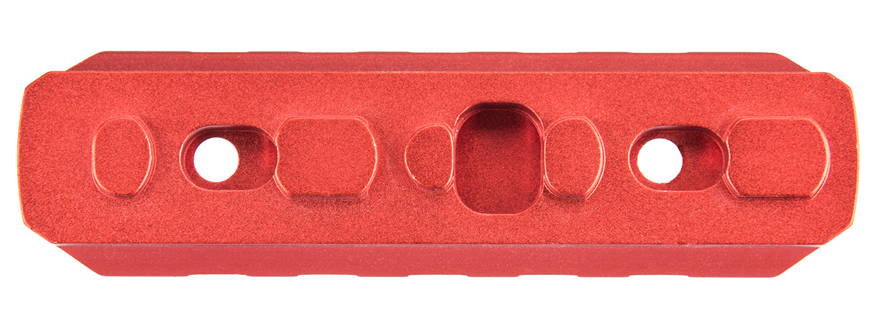 ACW-2057R 5-SLOT M-LOK RAIL (RED) - Click Image to Close