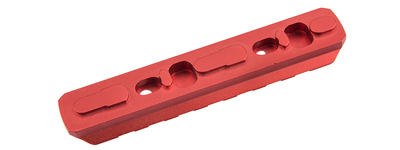 ACW-2058R 7-SLOT M-LOK RAIL (RED) - Click Image to Close