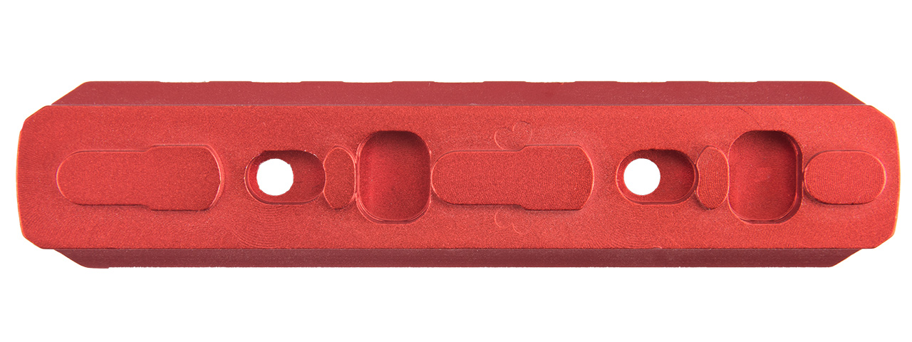 ACW-2058R 7-SLOT M-LOK RAIL (RED) - Click Image to Close