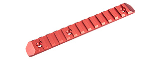 ACW-2061R 13-SLOT M-LOK RAIL (RED)