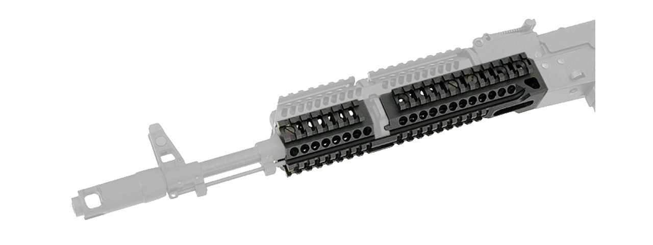 ACW-227 UPPER RAIL ALUMINUM HANDGUARD FOR AIRSOFT AKS - Click Image to Close