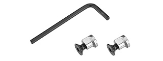 ACW-8045 STEEL KEYMOD SCREW SET (BLACK)